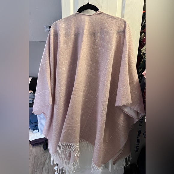 Gentle Fawn Soft Pink Shawl with Fringe - Picture 2 of 4